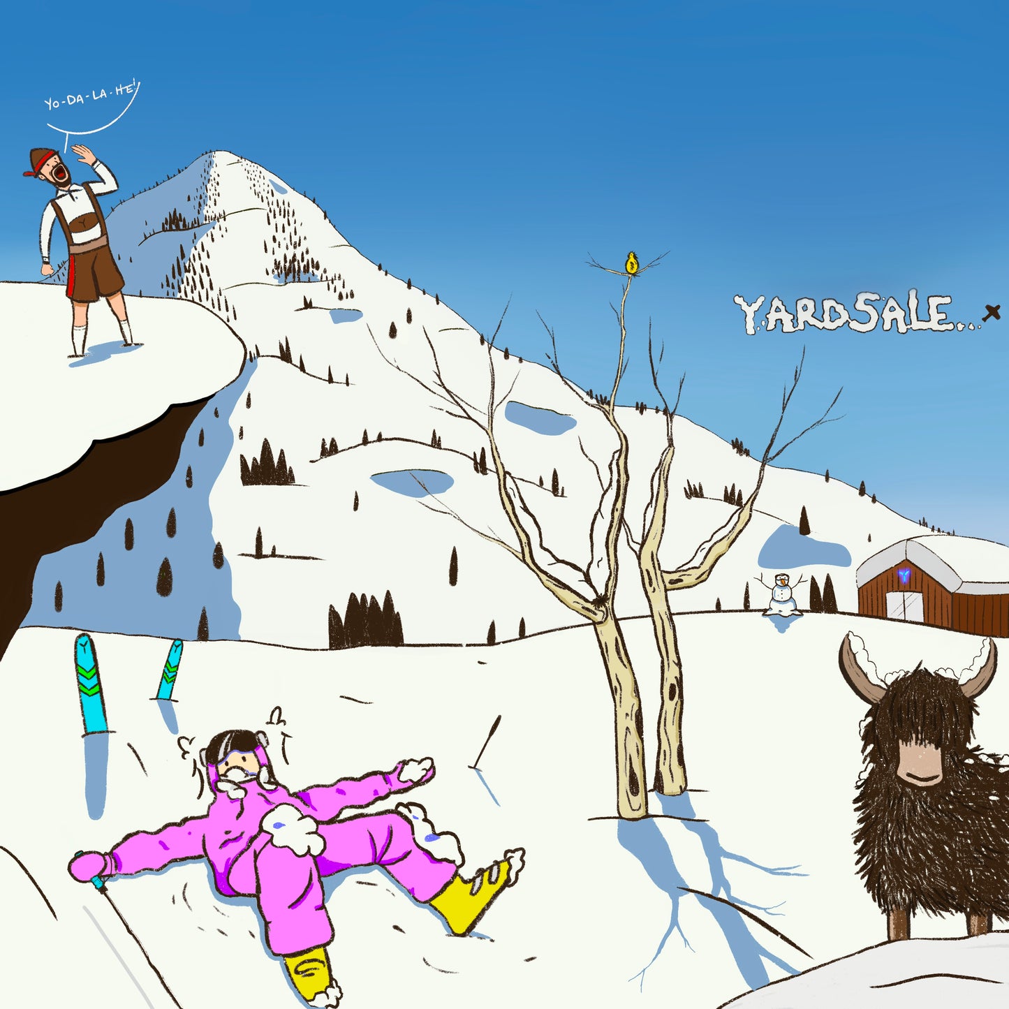 Yardsale Ski Candle